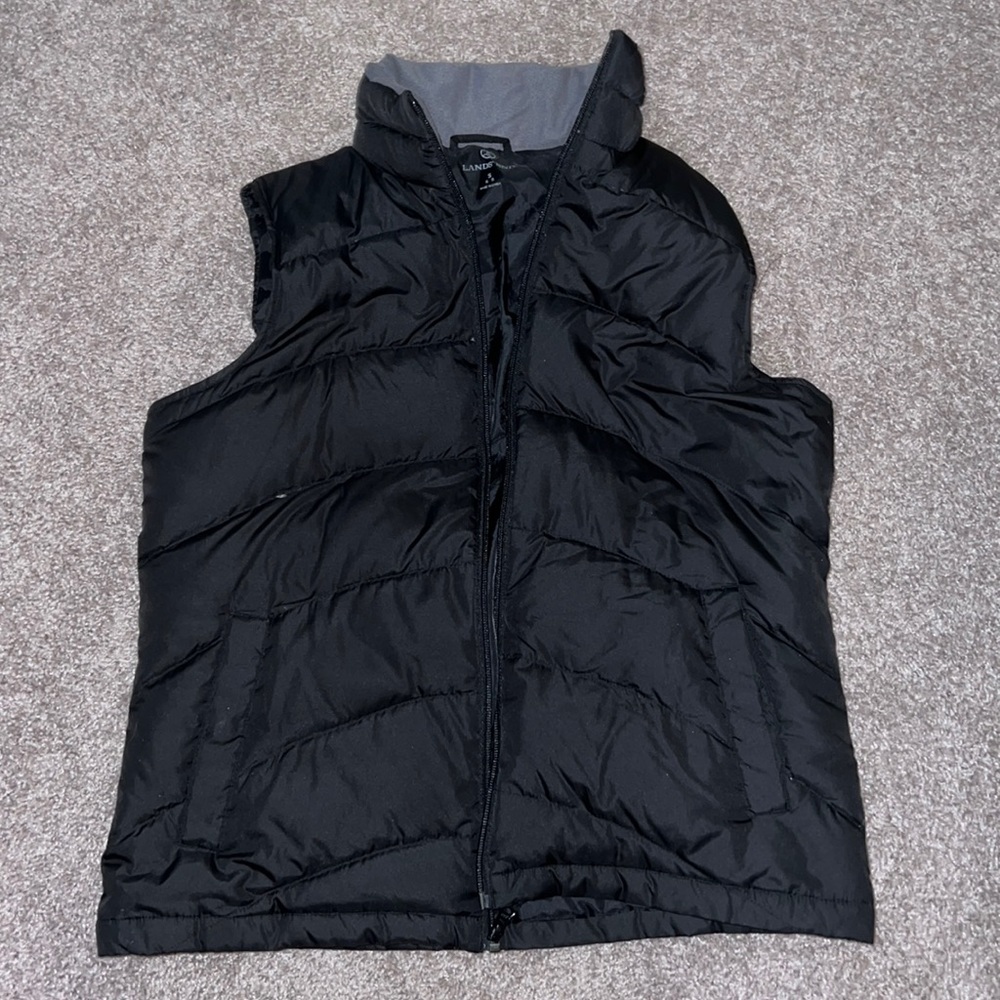 Black lands end vest